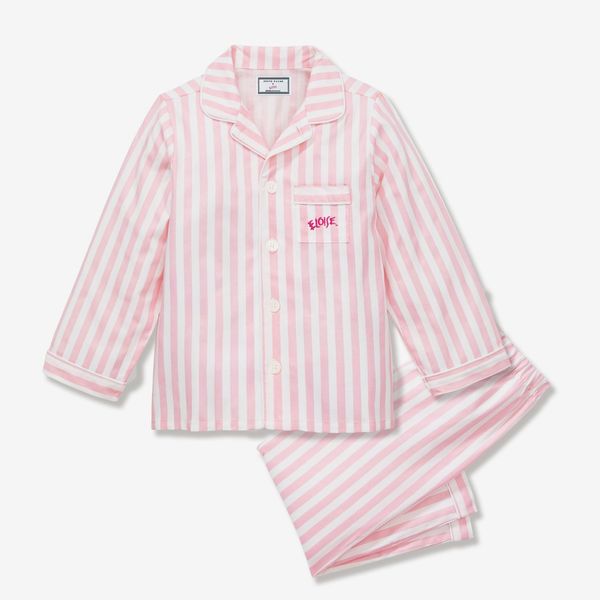 Petite Plume x Eloise Kid’s Twill Pajama Set in Eloise Classic Stripe