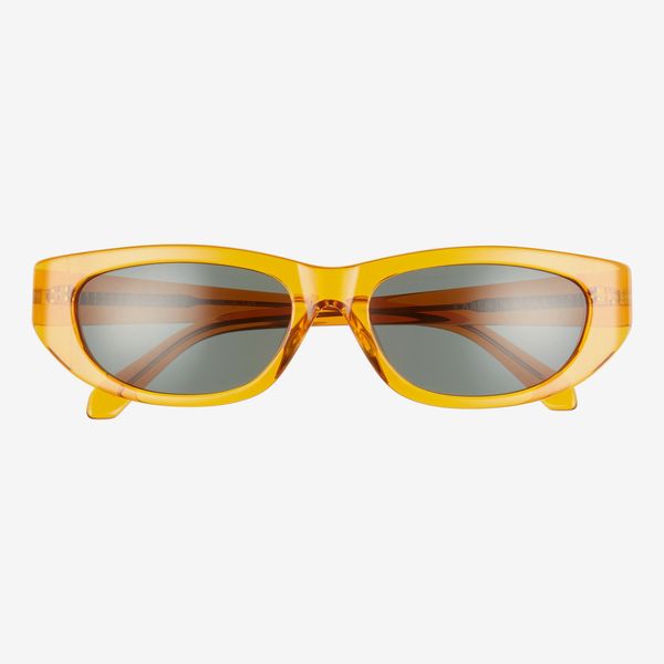 Karen Walker 56mm Oval Cat’s-Eye Sunglasses