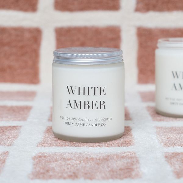 Adaptations NY White Amber Scented Candle