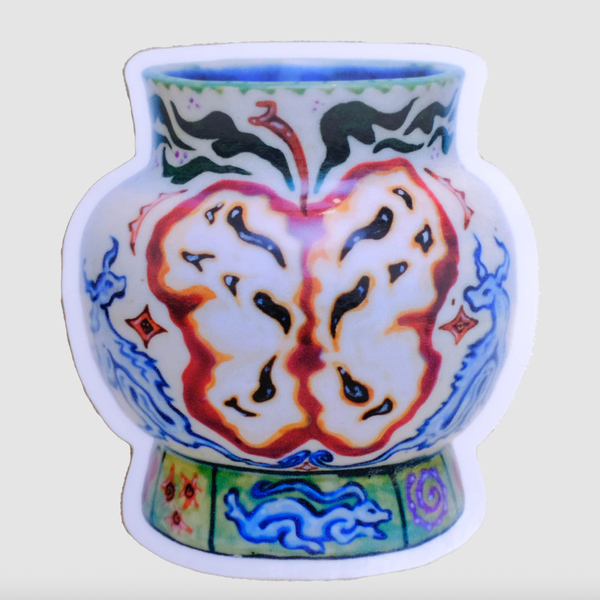 Erin Ibo Apple Vessel Sticker