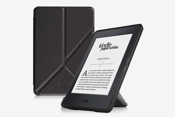 OMOTON Kindle Paperwhite Case Cover Black The Thinnest Lightest PU Leather Smart Cover Kindle Paperwhite fits All Paperwhite Generations Prior to 2018 Will not fit All New Paperwhite 10th Gen 