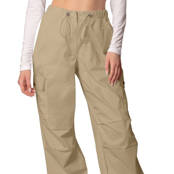 Avec Les Filles Cotton Cargo Pants