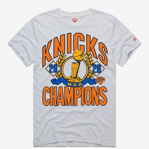 HOMAGE Adult 2026 NBA Champions New York Knicks T-Shirt