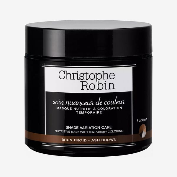Christophe Robin Shade Variation Care Nutritive Mask with Temporary Coloring - Ash Brown