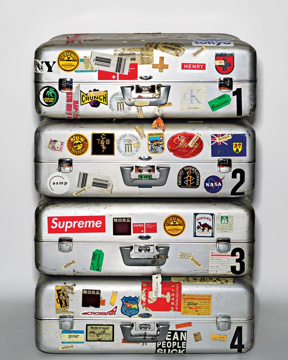 Supreme luggage outlet sticker