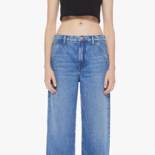 Mother Utility Puddle Jeans