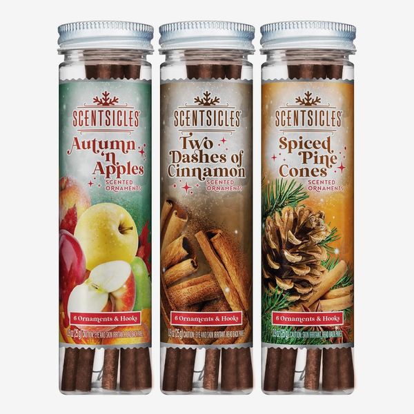 Scentsicles Autumn n Apples, Two Dashes of Cinnamon and Spiced Pine Cones Scented Ornaments