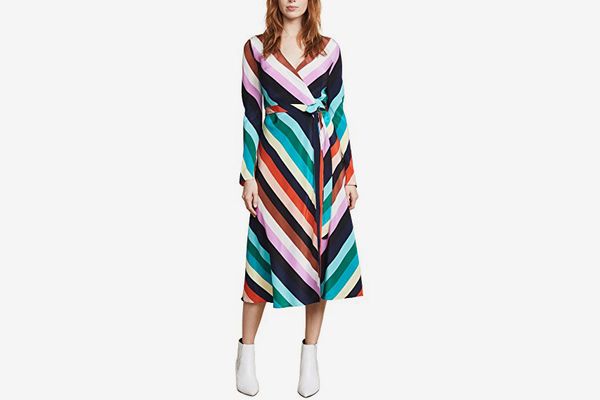 Diane von Furstenberg Woven Wrap Dress