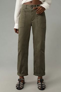 Pilcro The Wanderer Mid-Rise Relaxed-Leg Pants