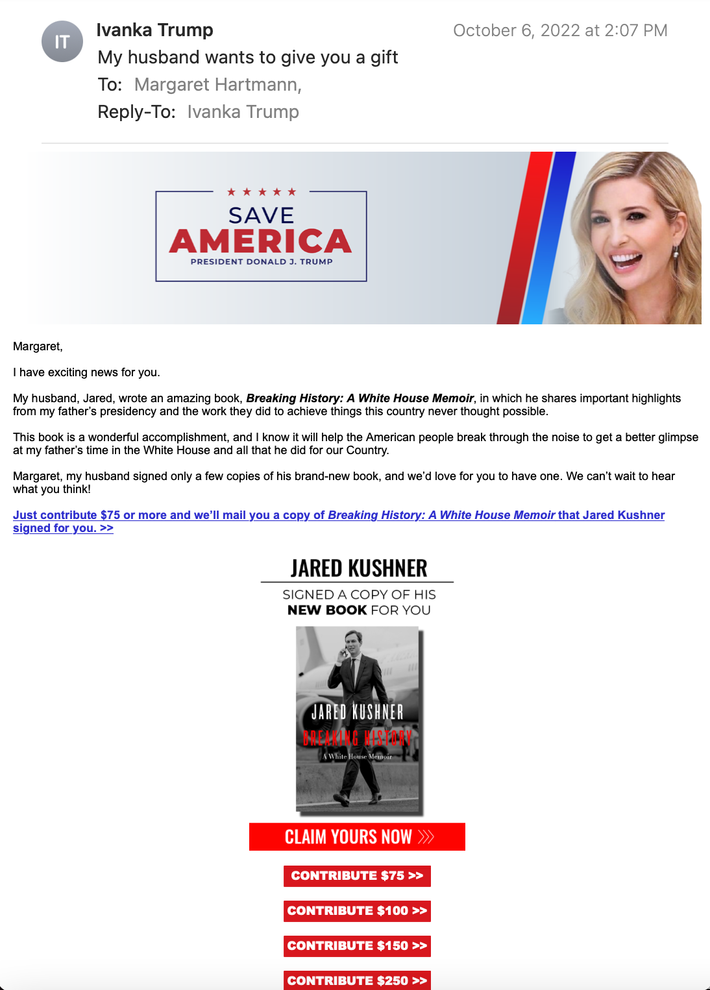 Ivanka Book Jared Kushner’s Book: Best Seller or Trump Fundraising Ploy?