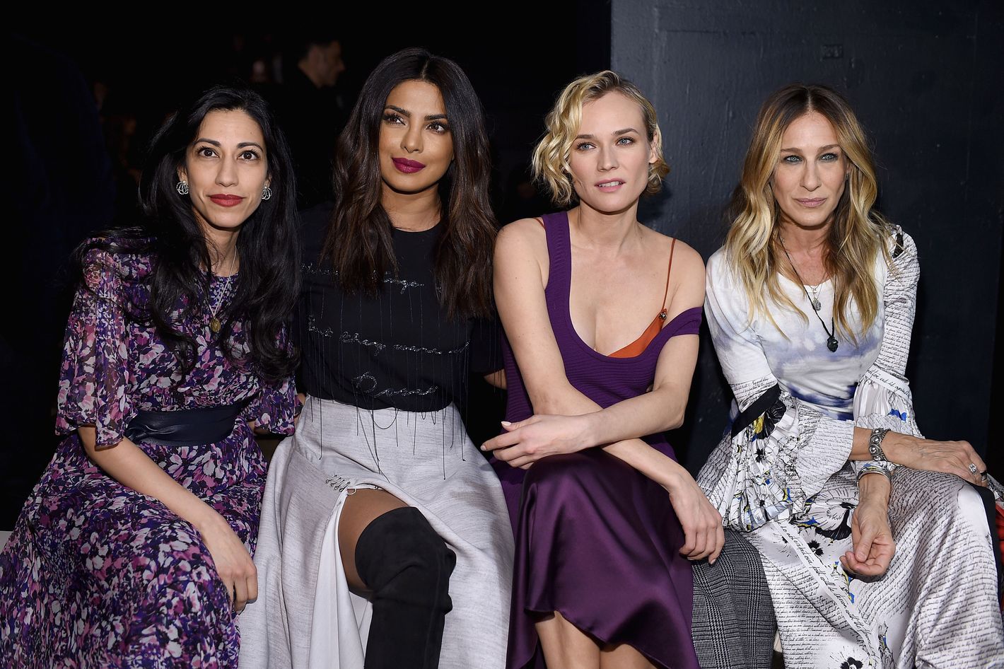 Huma Abedin Sat Front Row at Prabal Gurung s Fall 2017 Show