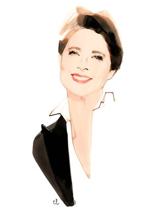 Isabella Rossellini for Lancôme.