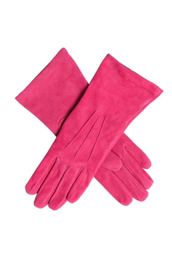 Lucille Silk Lined Suede Gloves