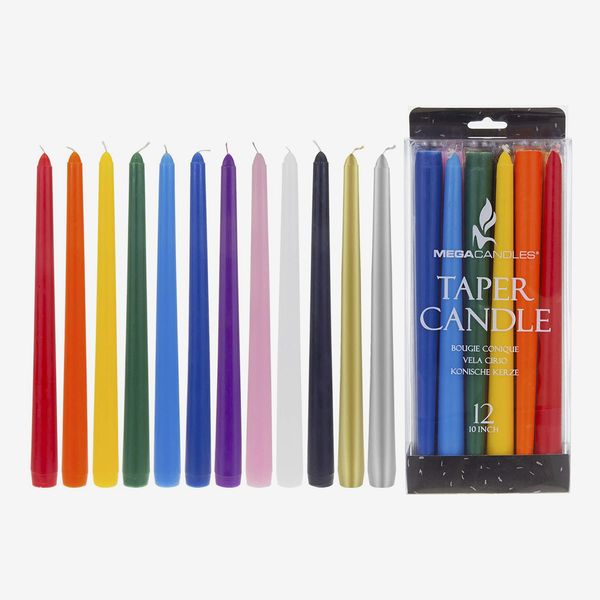 Mega Candles Unscented Chime Taper Candle