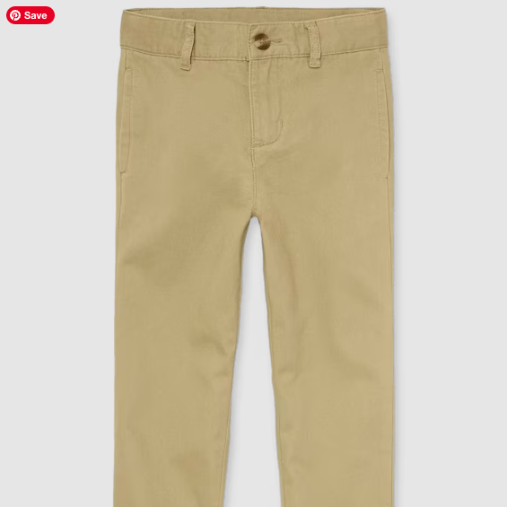 The Children’s Place Boys Uniform Stretch Straight Chino Pants