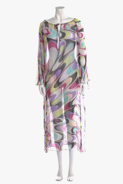 Vintage Emilio Pucci silk midi length dress