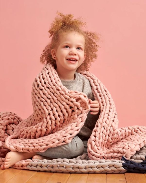 Crochet a weighted discount blanket