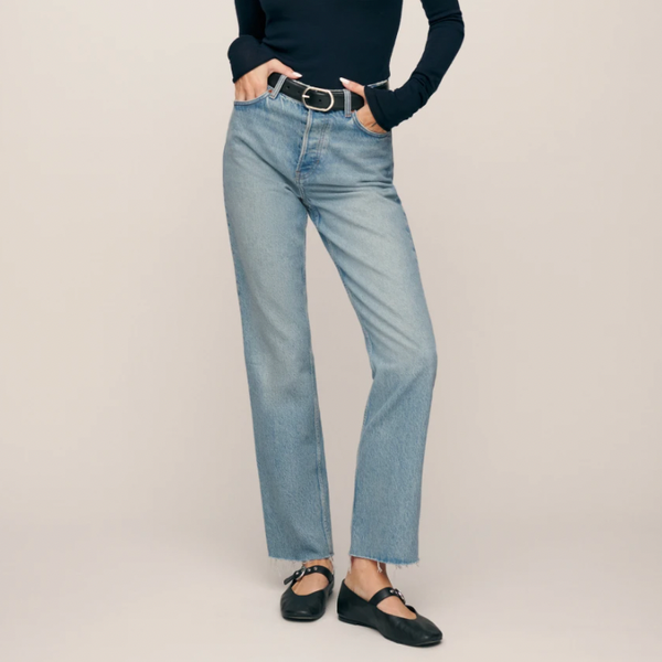 Reformation Cynthia High-Rise Straight Jeans