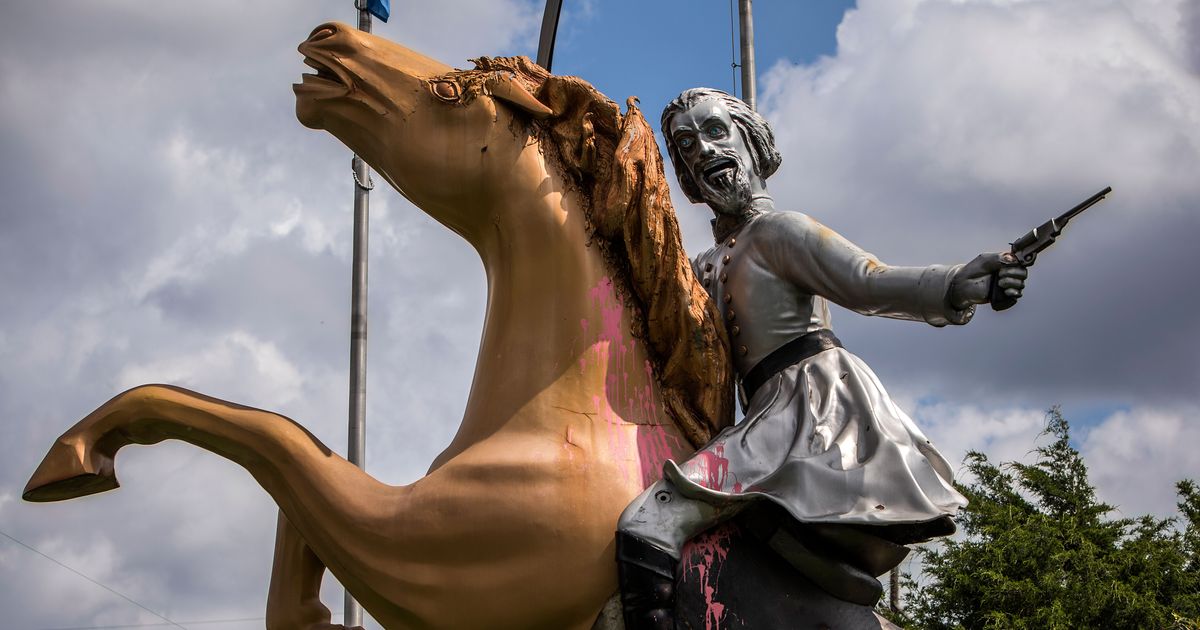 America’s Ugliest Confederate Statue Isn’t Coming Down Soon