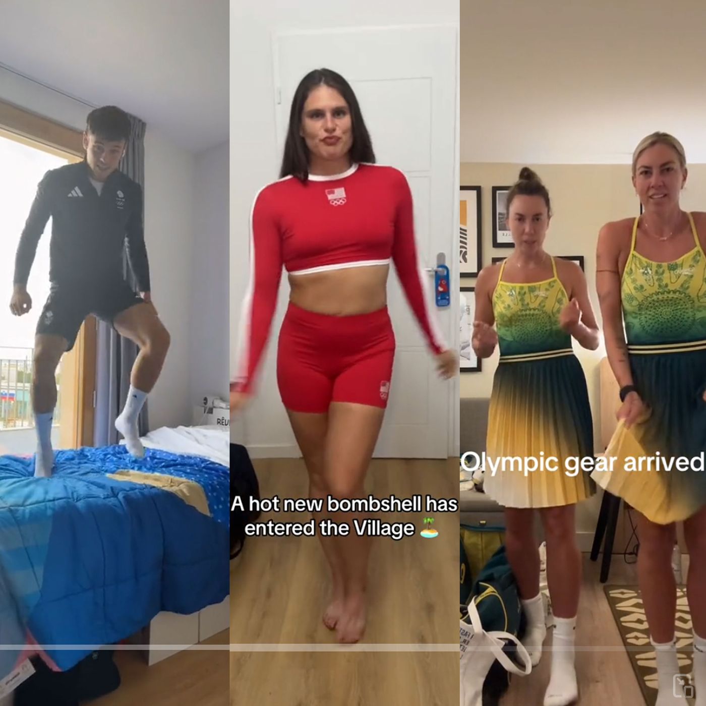 The Best TikToks From the Olympic Village