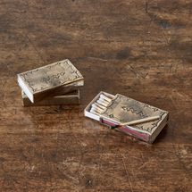 Nickey Kehoe Silver Stamped Silver Matchbox Cover