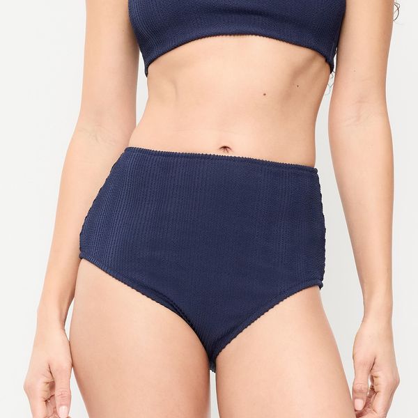 Old Navy High-Waisted Ribbed Bikini Swim Bottoms