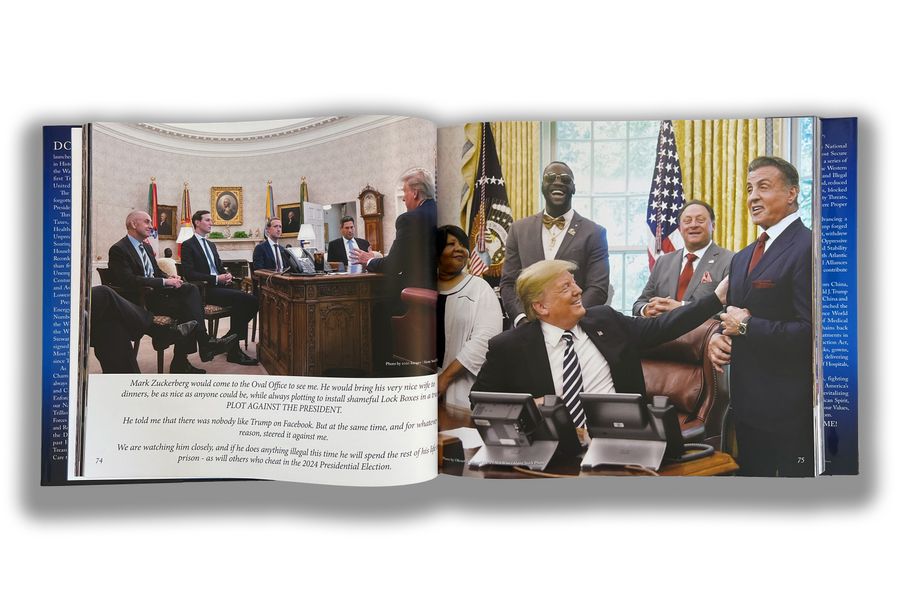 The High and Lows From Trump’s Lazy New Coffee Table Book