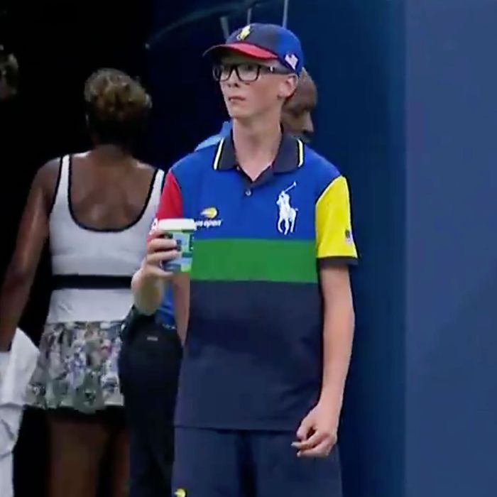 I Love You Timid U S Open Ball Boy