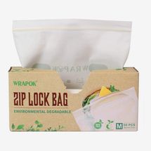 WRAPOK 100% Compostable Sandwich Freezer Bags
