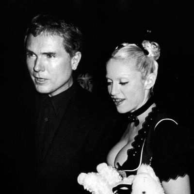 Glenn O'Brien with Madonna in 1992.