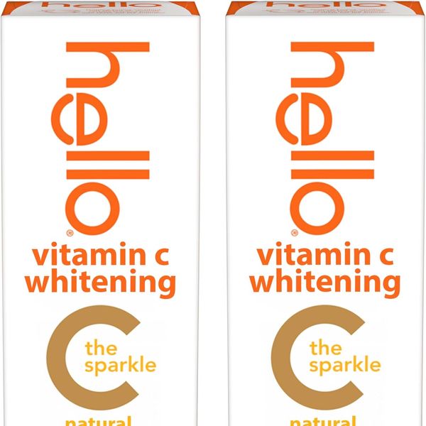 hello Vitamin C Whitening Toothpaste with Fluoride - 2 Pack