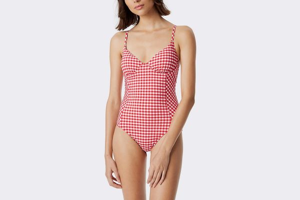 Tory Burch Gingham One Piece Suit