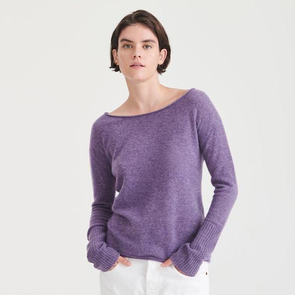 Naadam Lightweight Cashmere Boatneck Sweater