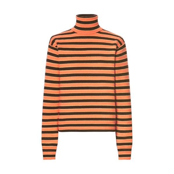 Uniqlo Cashmere Striped Turtleneck Sweater (Marni)