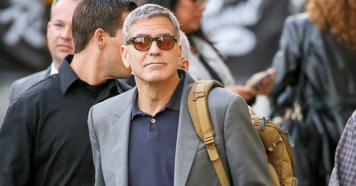 Clooney Wore a Trusty Backpack
