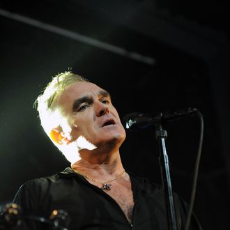 Morrissey in concert at the Enmore Theatre in Sydney