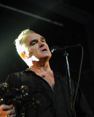 Morrissey in concert at the Enmore Theatre in Sydney