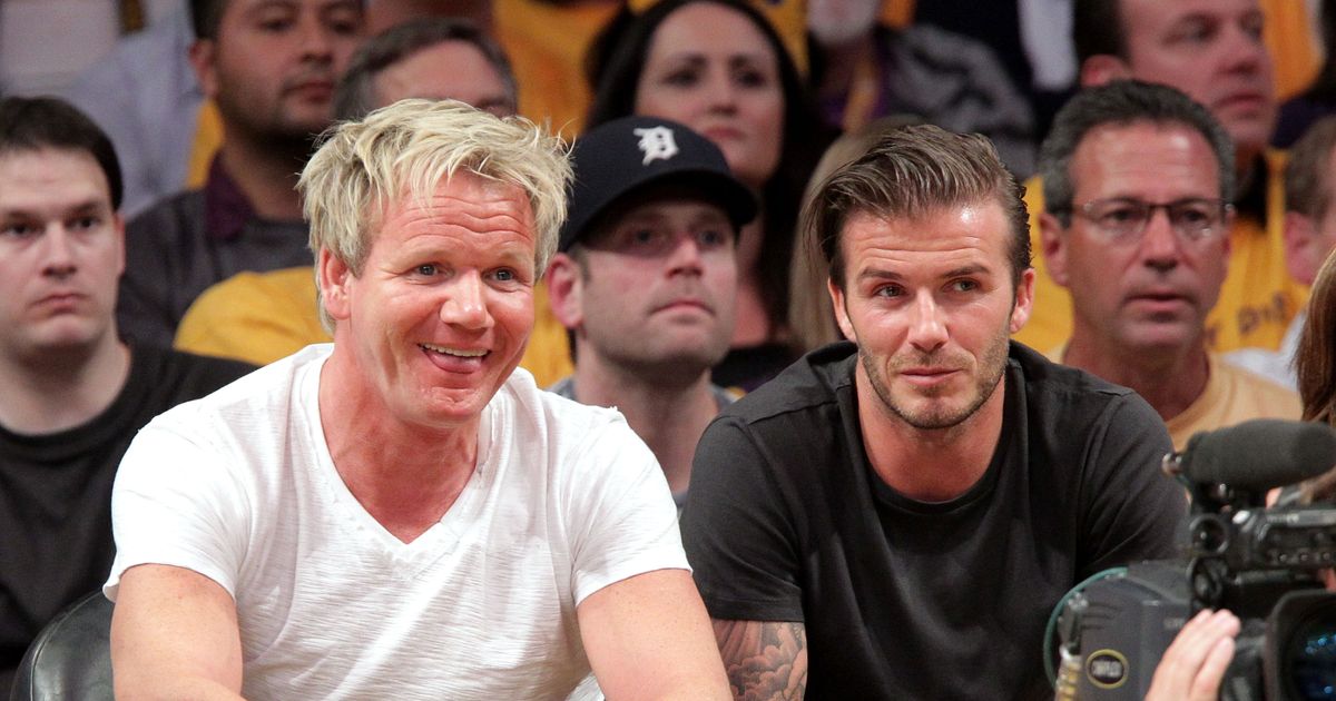 David Beckham and Gordon Ramsay Officially Our New Favorite Dad