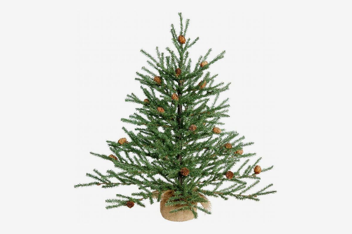 2 FT Tabletop Artificial Small Mini Christmas Tree Xmas Ornaments Tree Pine D0Z2 
