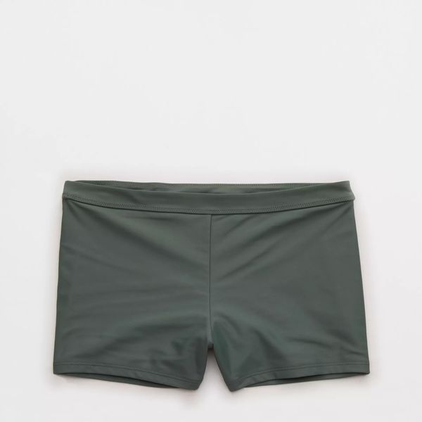 Aerie Mid-Rise Boy-Short Bikini Bottom
