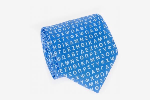 Thalassa Collection Greek-Alphabet Tie