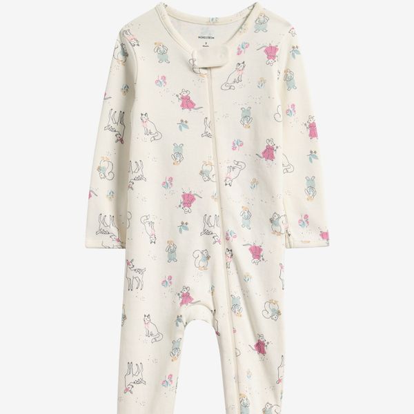 Nordstrom Baby Print Cotton Footie