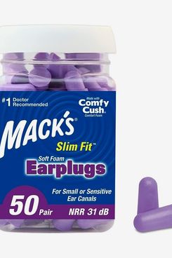 Mack's Slim Fit Soft Foam Earplugs, 50 Pair - Small Ear Plugs