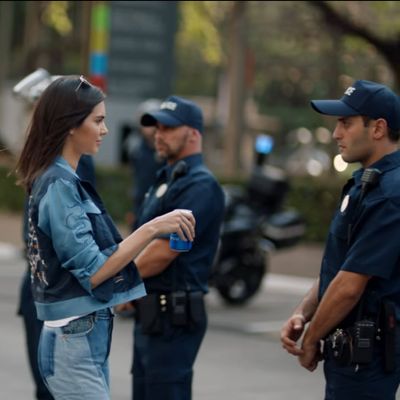 Kendall Jenner Uses the Trump Backlash to Sell Pepsi