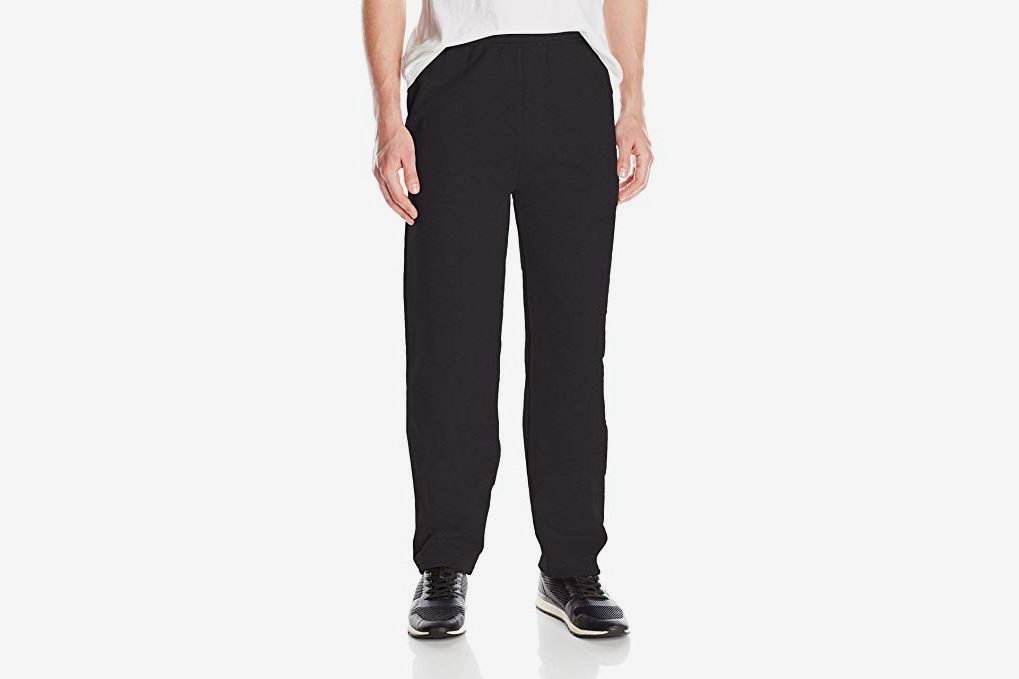 baggy sweatpants with elastic ankles