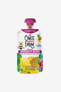 Once Upon a Farm Immunity Blend, Pineapple, Banana & Dragon Fruit