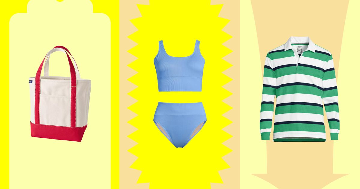 Get $18 Tees, $30 Totes, and $46 Tankinis Over at the Lands' End Sale