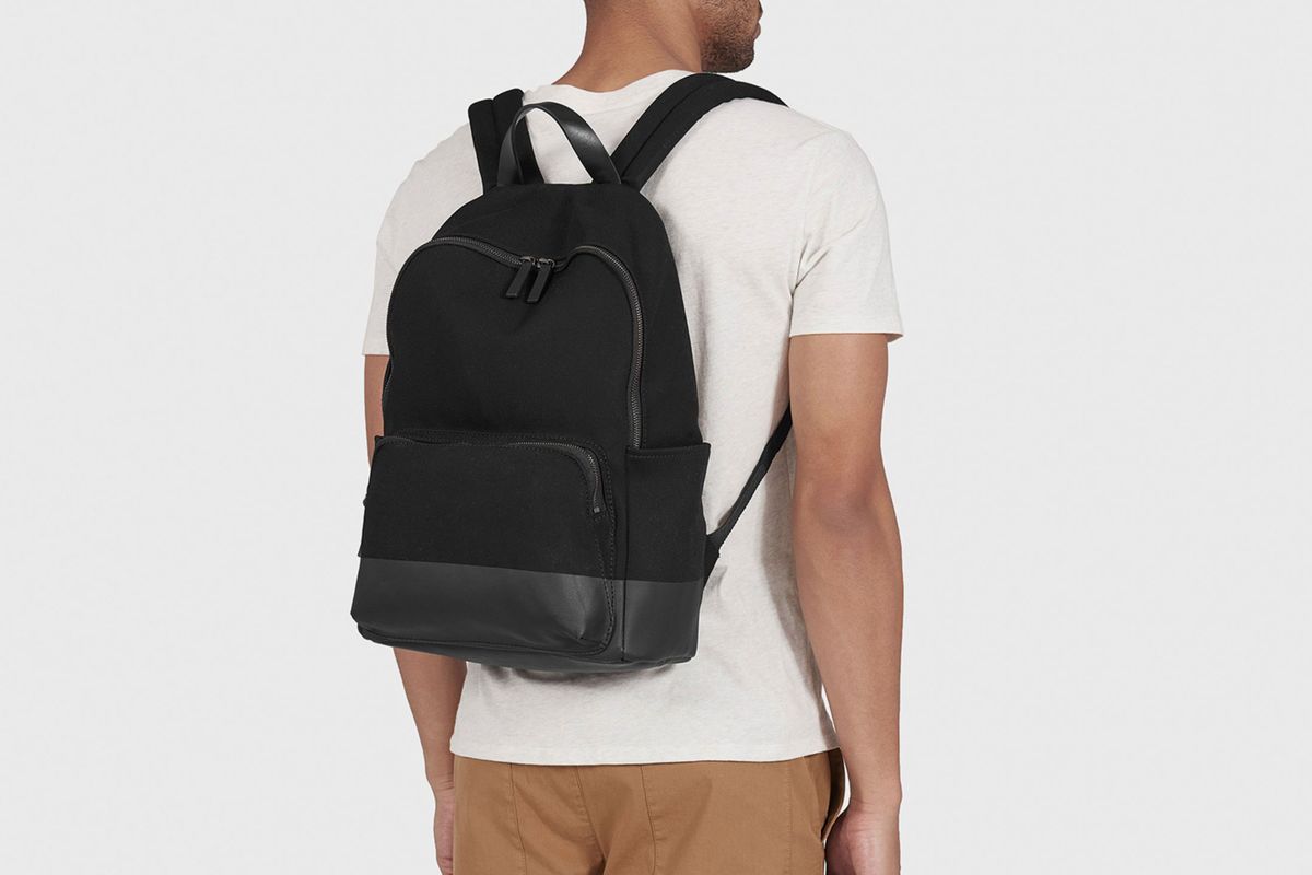 everlane black backpack