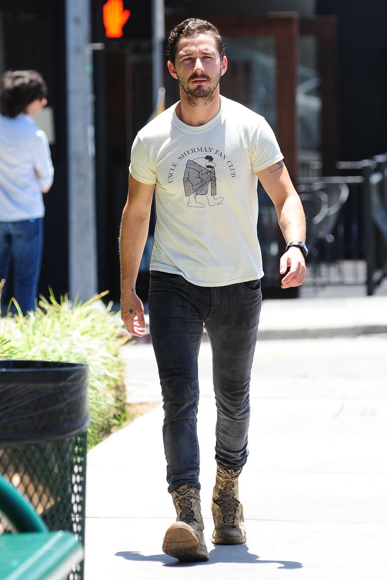 Shia LaBeouf's Ample Collection of Dirty Tees: A Slideshow - Slideshow -