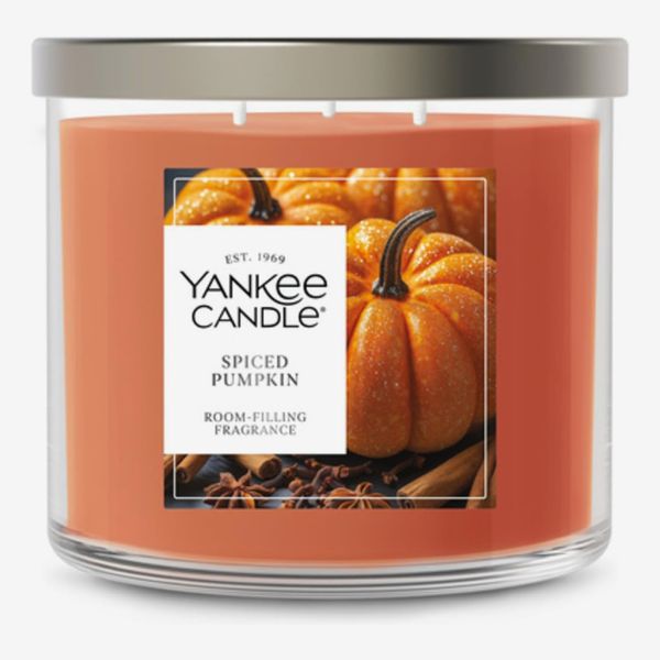 Yankee Candle Spiced Pumpkin Scented Candle, 14.5oz 3-Wick